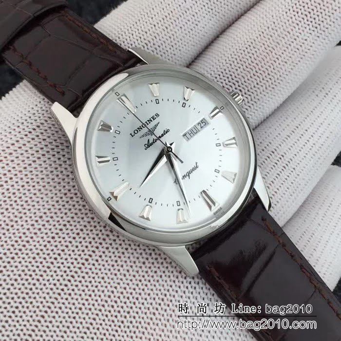 LONGINES浪琴 簡約時尚 西鐵城機芯 男士精品腕表 WSS0215